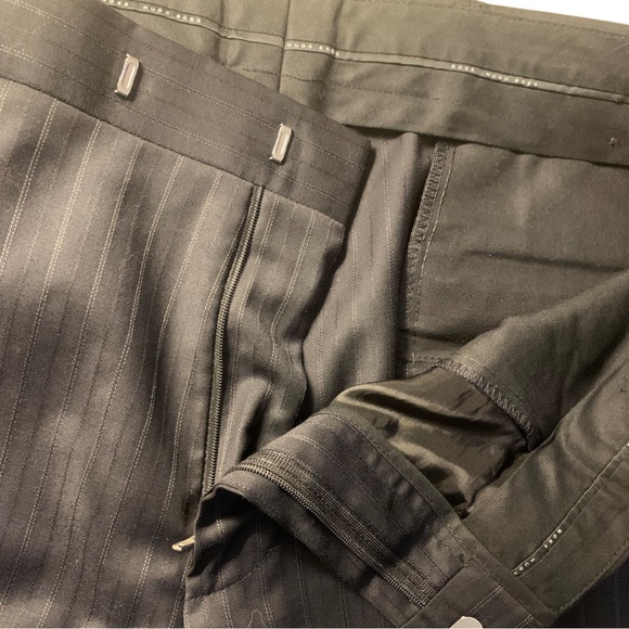 Hugo Boss Scorsese Mens Striped Trousers Movie - Picture 3 of 5